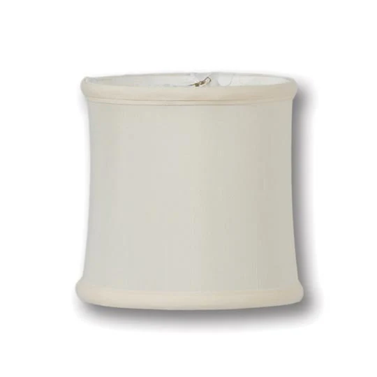 Chandelier Corset Drum-style Shade, 4(T) x 4.25(B) x 4.25(H), Eggshell Color (00736)