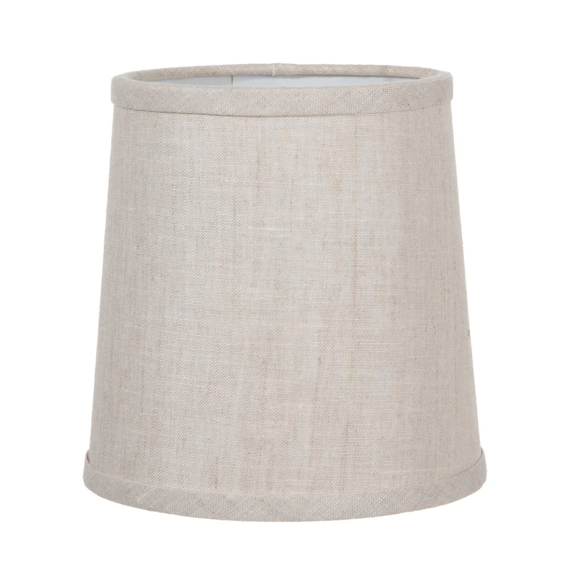 Chandelier Deep Drum Hardback Shade, Natural Color 100% Linen (00767AE)