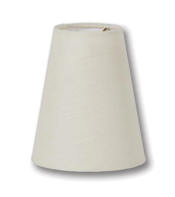 Chandelier Deep Drum Shade, Eggshell Linen (00715EE)