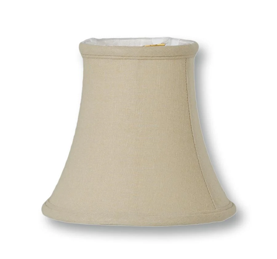 Chandelier Shades Mini Bell- Fine Linen (00681F) - Image 2