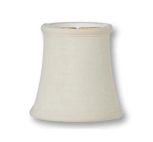 Chandelier Shades Mini Bell- Fine Linen (00681F) - Image 4