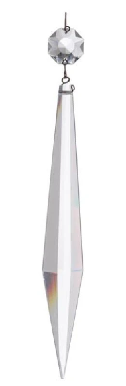 Clear, Full Cut Magnum Crystal Prism, your choice of 5-1/2" or 6" sizes (54116V)