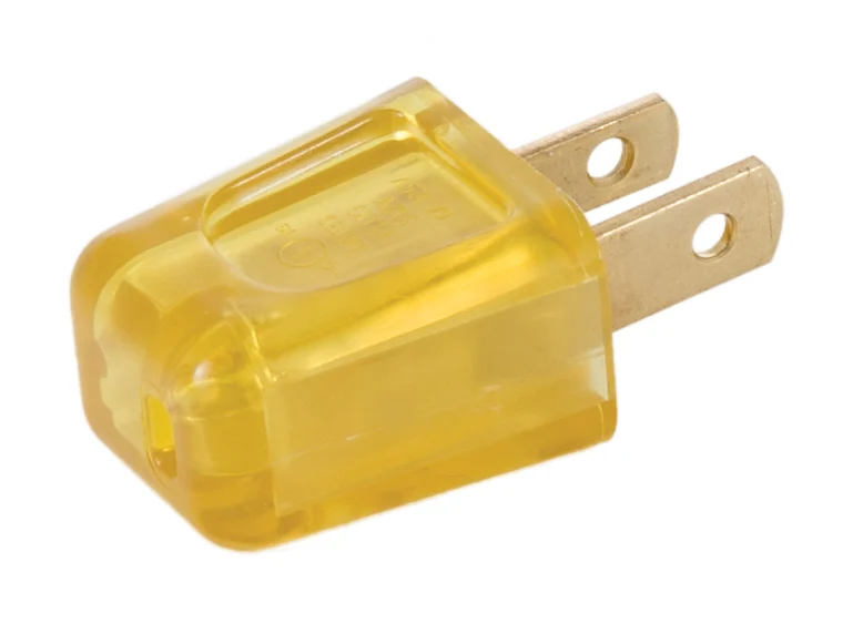 Clear Gold Polarized Quick Connect Lamp Plugs (48552)