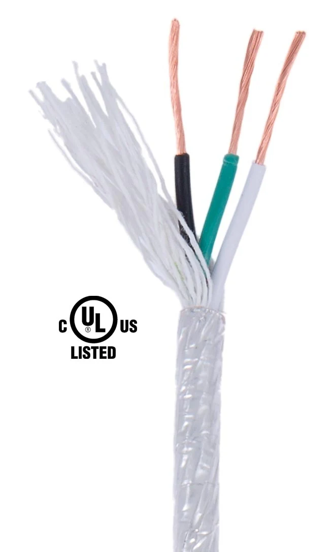 Clear PVC Covered 3-wire Medium Duty Spooled Lamp Cord - Wire (46618)