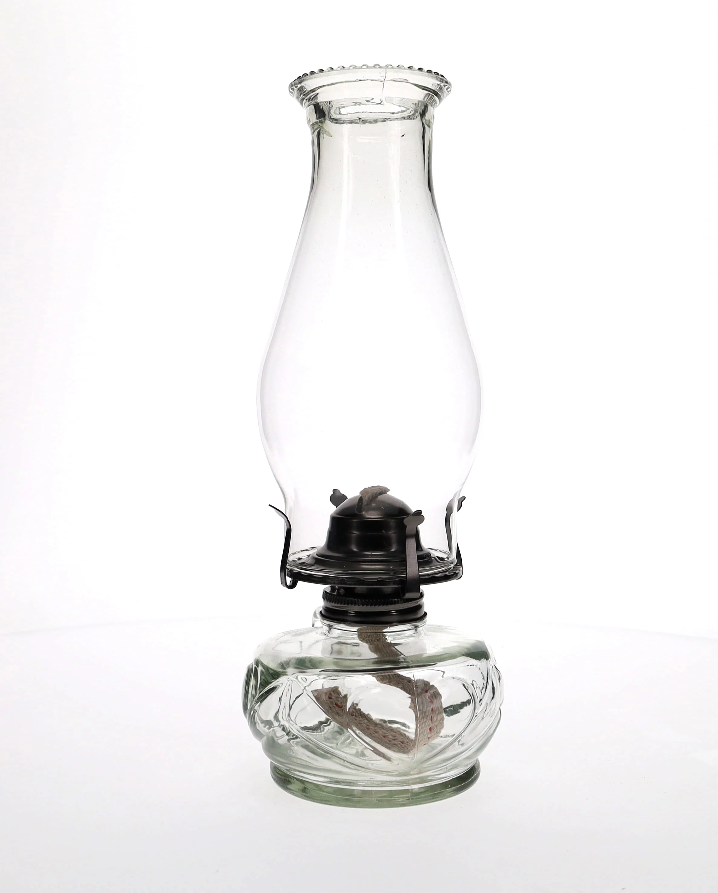 Clear United Hearts Finger Lamp with Antique Brass Hardware (67470CA) - Image 2