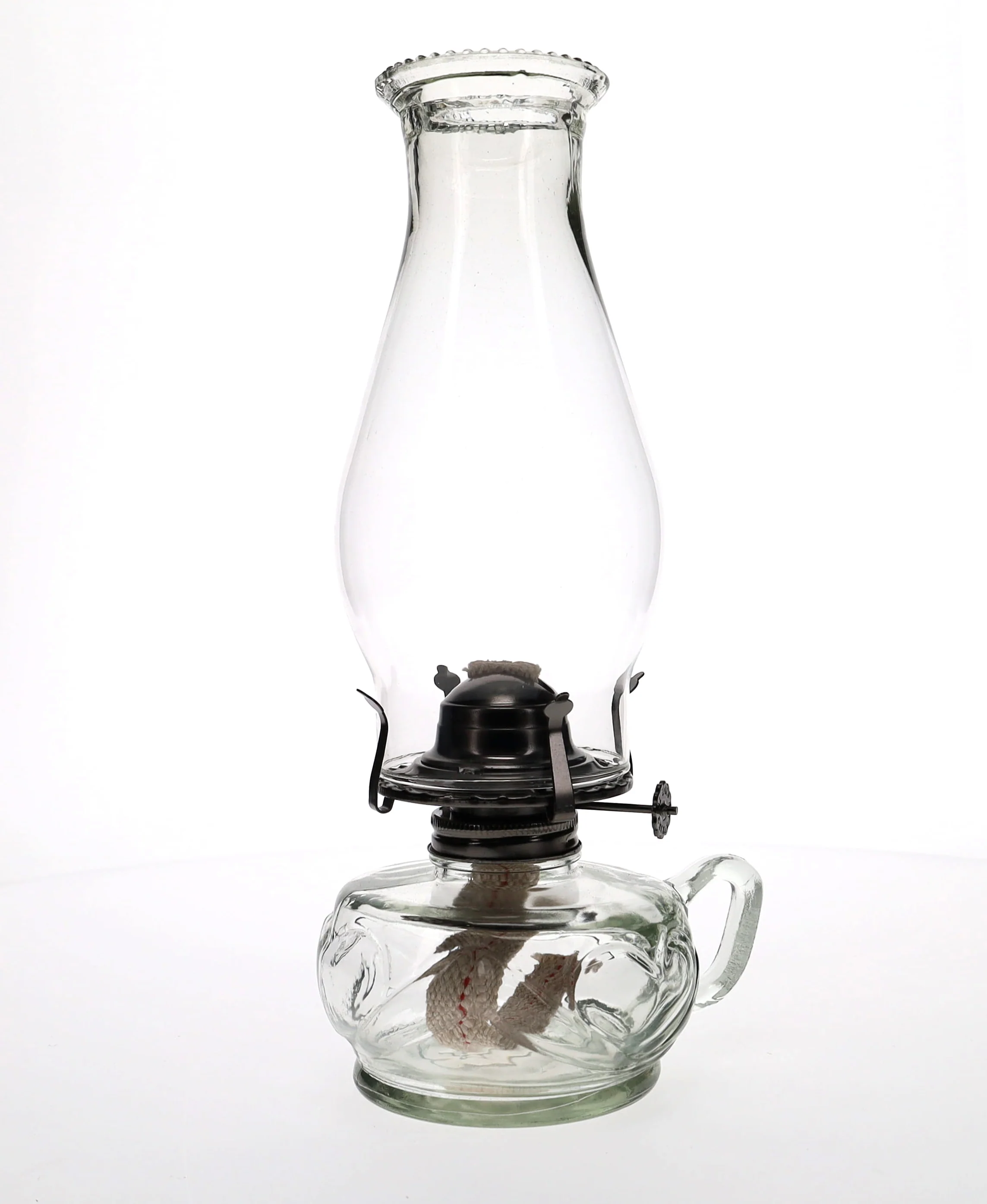 Clear United Hearts Finger Lamp with Antique Brass Hardware (67470CA) - Image 3