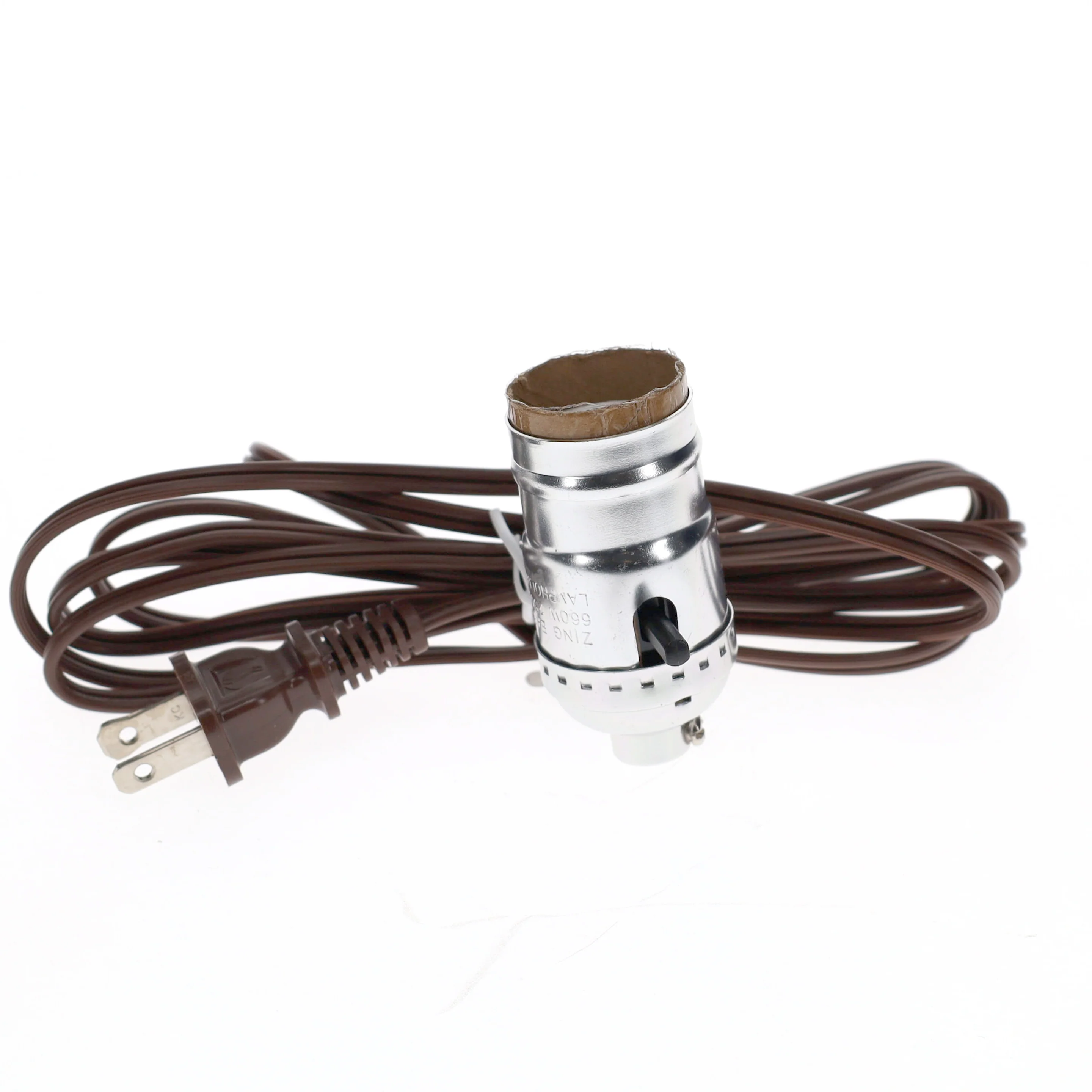 Complete Nickel Push-Thru Socket w/8 ft. cord (30365)