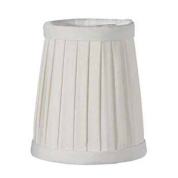 Eggshell Color, Softback Mini Pleat Chandelier Shade (00706E)