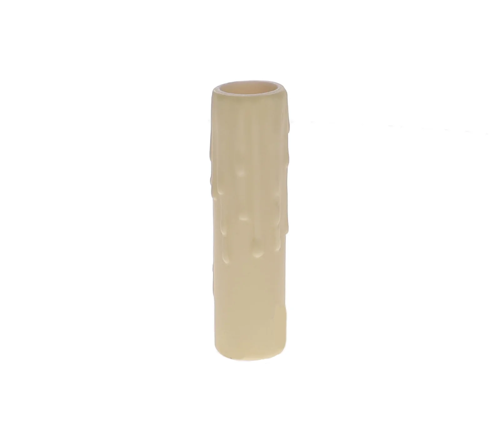 Cream Color Polybeeswax Candle Cover, Candelabra Size, Choice of Height (19910CD)
