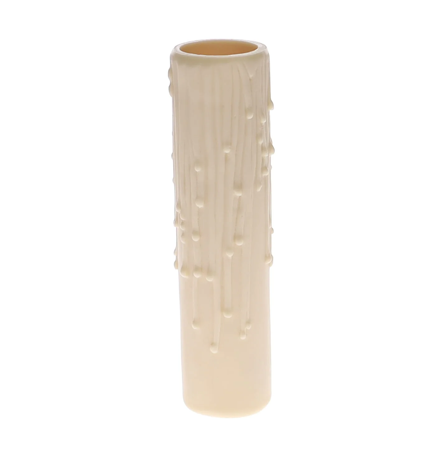 Cream Color Polybeeswax Candle Cover, Medium Size, Choice of Height (19912CD) - Image 2