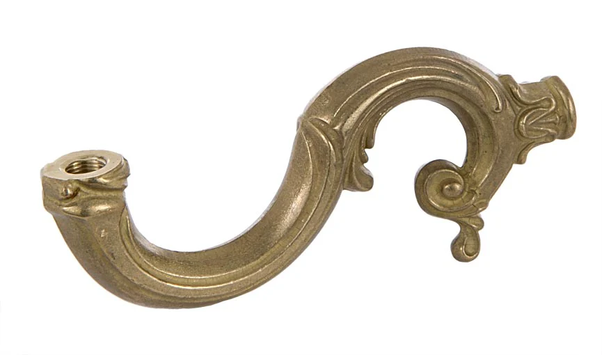Die Cast Brass Lamp Arm, 5 3/8" Long (11929U)