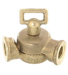 Die Cast Brass Swivel w/Ratchet Grip, 1/8 F Tapped Both Sides (20508U)