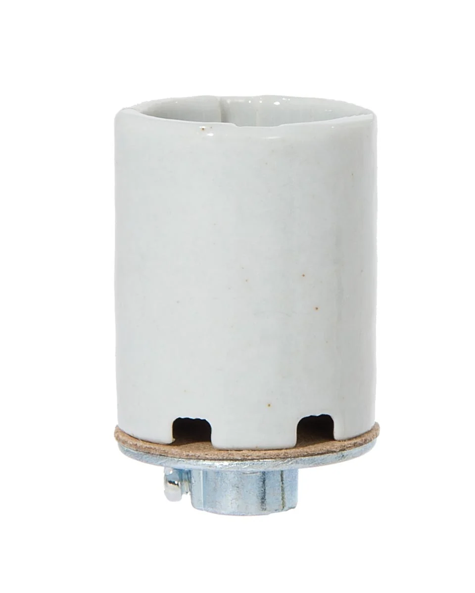 E-26 Keyless Glazed Porcelain Socket, 4KV Pulse Rated, 1/8IPS (47754) - Image 4