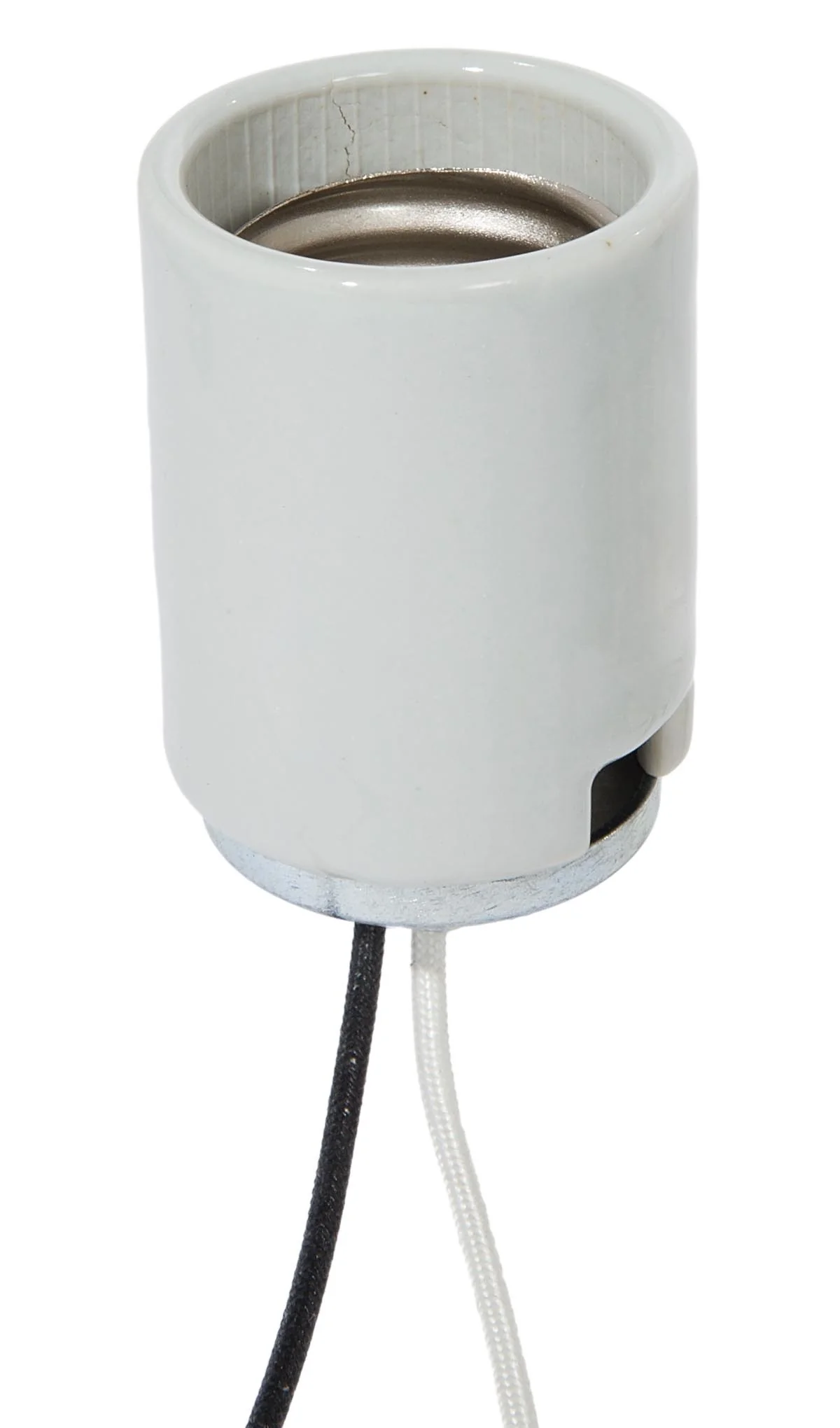 E-39 Mogul Heavy Duty Keyless Glazed Porcelain Socket with Metal Cap, 4KV Pulse Rated (47773) - Image 3