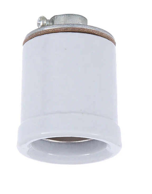 Medium Base Porcelain Socket With Flange (47712)