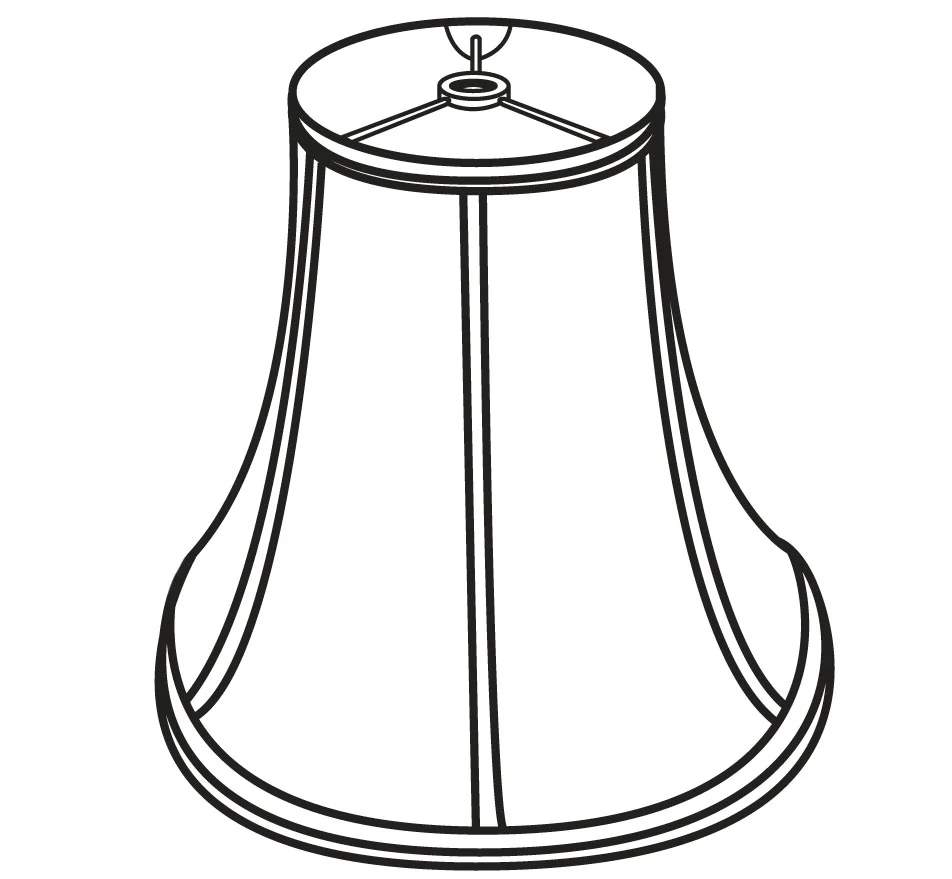 Essential Shades Brand Deluxe Bell, Value Lamp Shades (07165E) - Image 3