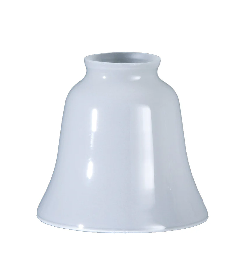 4-1/2 inch tall Flair Shaped Inside Sandblast Fixture Shade, 2-1/4 inch lip fitter (08416)