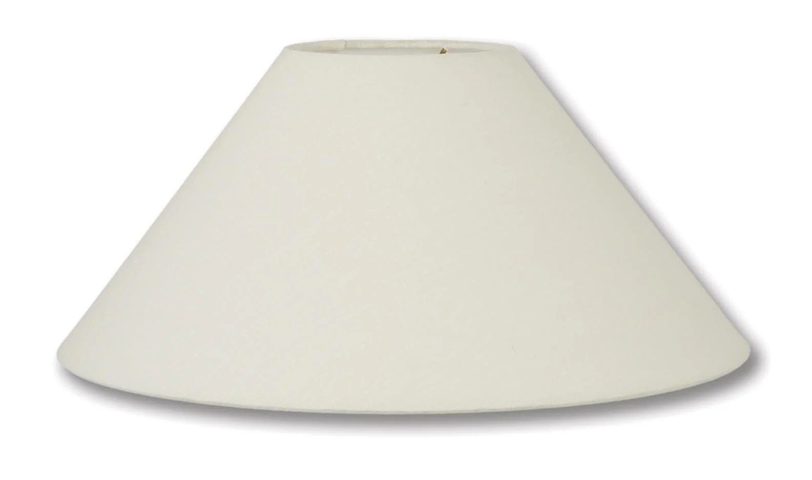 Flare Style Hardback Shades - Eggshell Color, 100% Fine Linen Material (06990E)