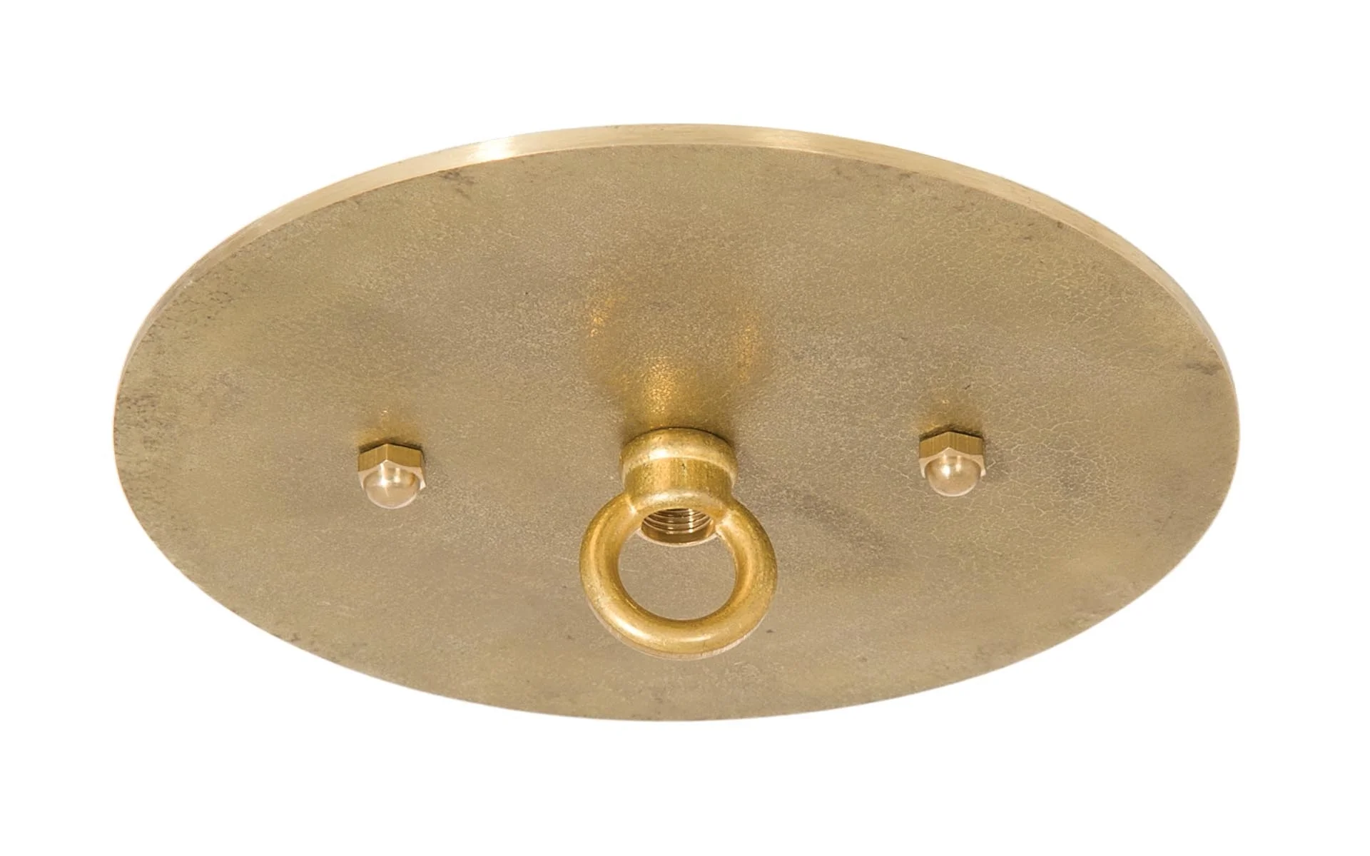4-3/4" Diam Flat Disk Style Versatile Die Cast Brass Ceiling Canopy with Mounting Hardware (11434U)