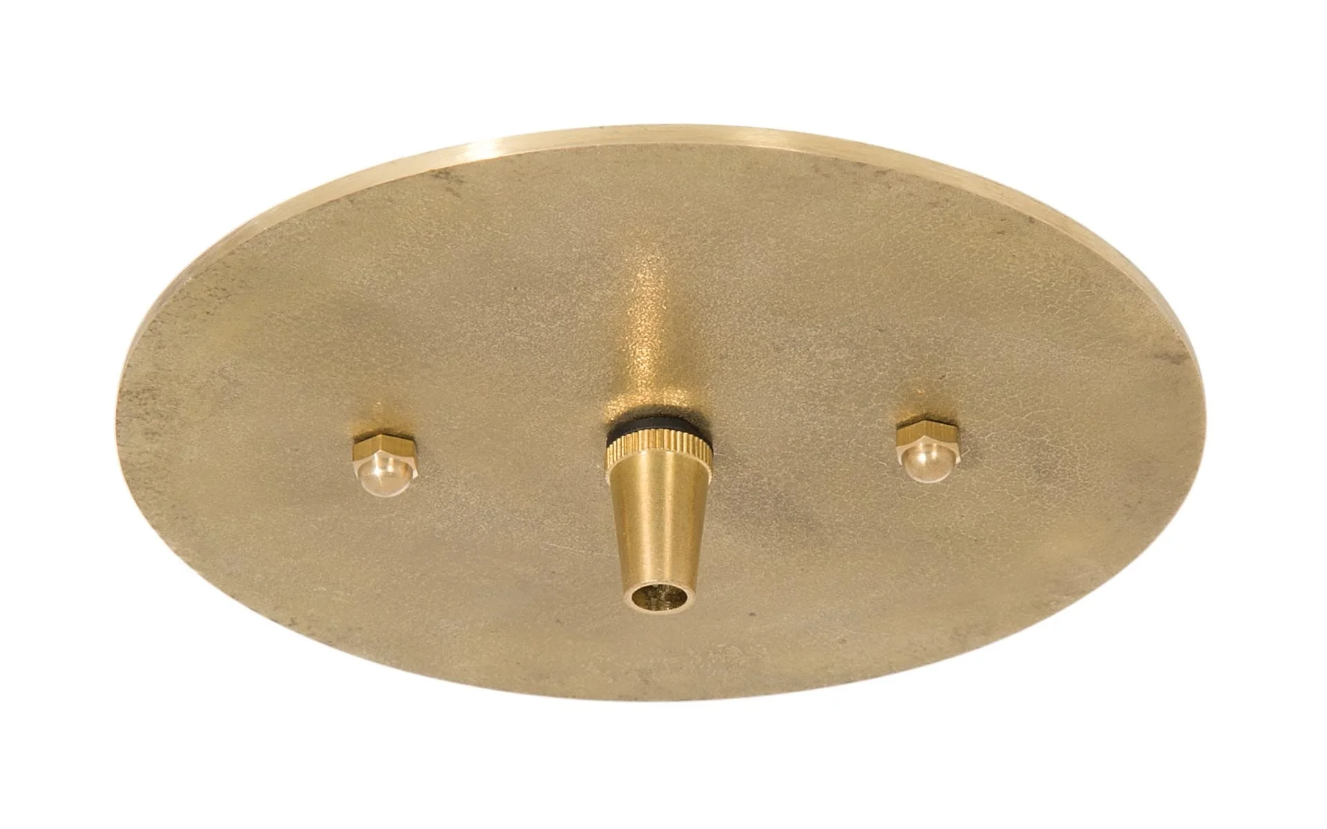 4-3/4" Diam Flat Disk Style Versatile Die Cast Brass Ceiling Canopy with Mounting Hardware (11434U) - Image 3