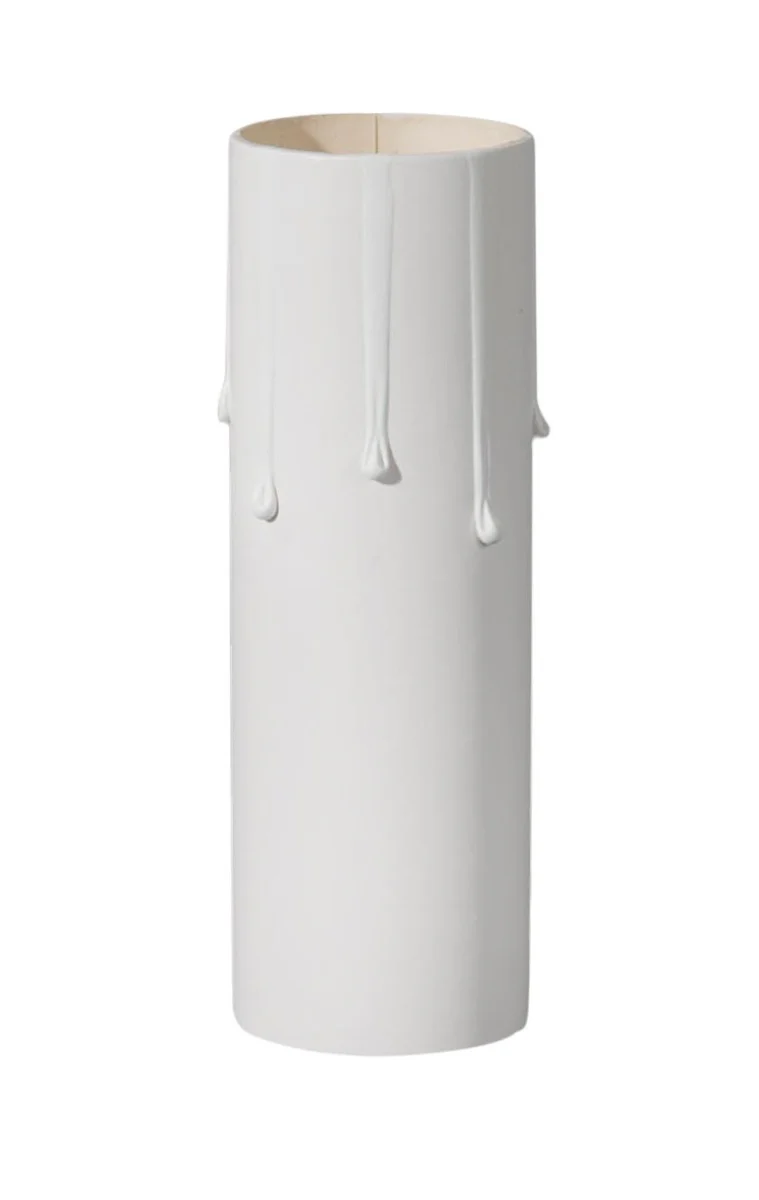 Matte White Paper Board Candle Cover, MEDIUM Base, Choice of Size (19977T)