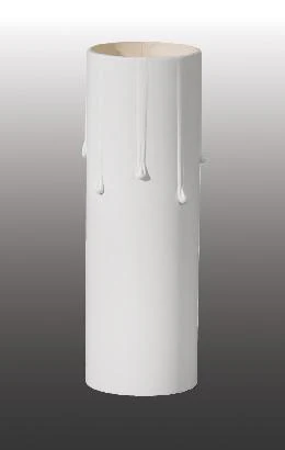 Matte White Paper Board Candle Cover, MEDIUM Base, Choice of Size (19977T) - Image 2