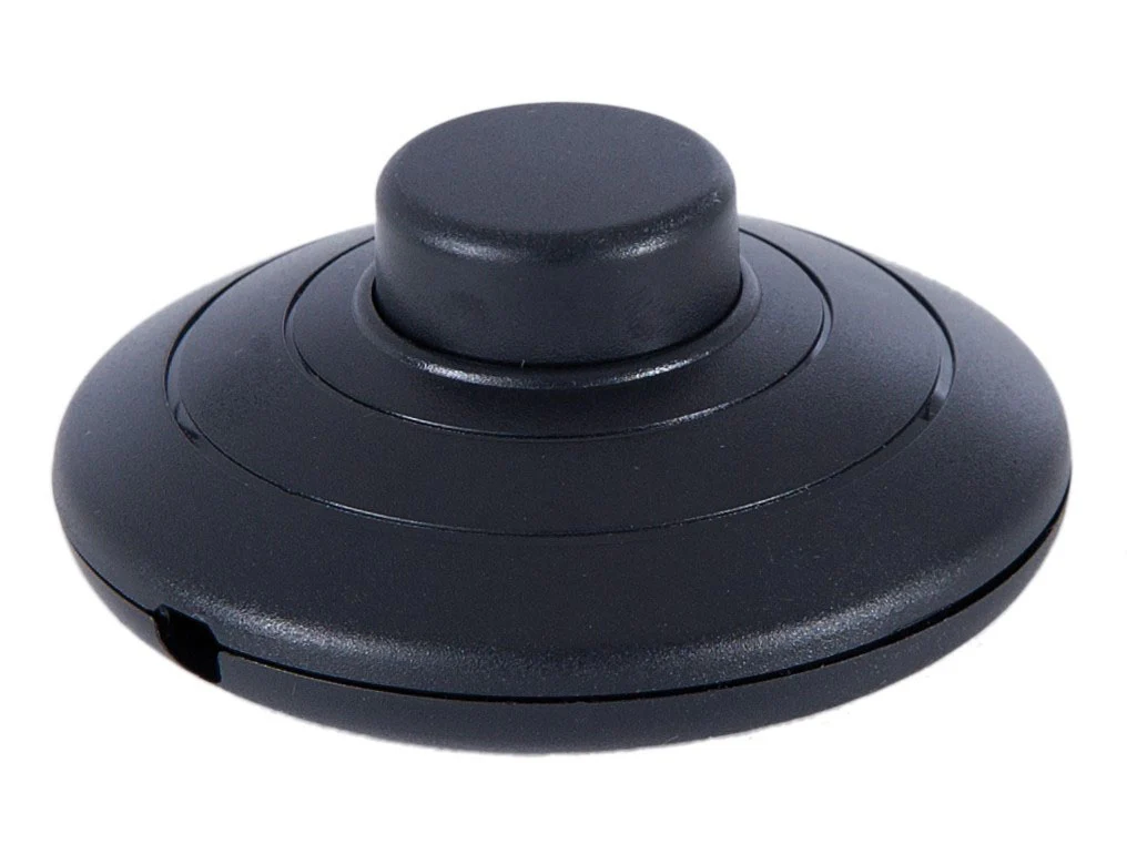 Floor Switch - Black Color, On-Off Push Button (40151)