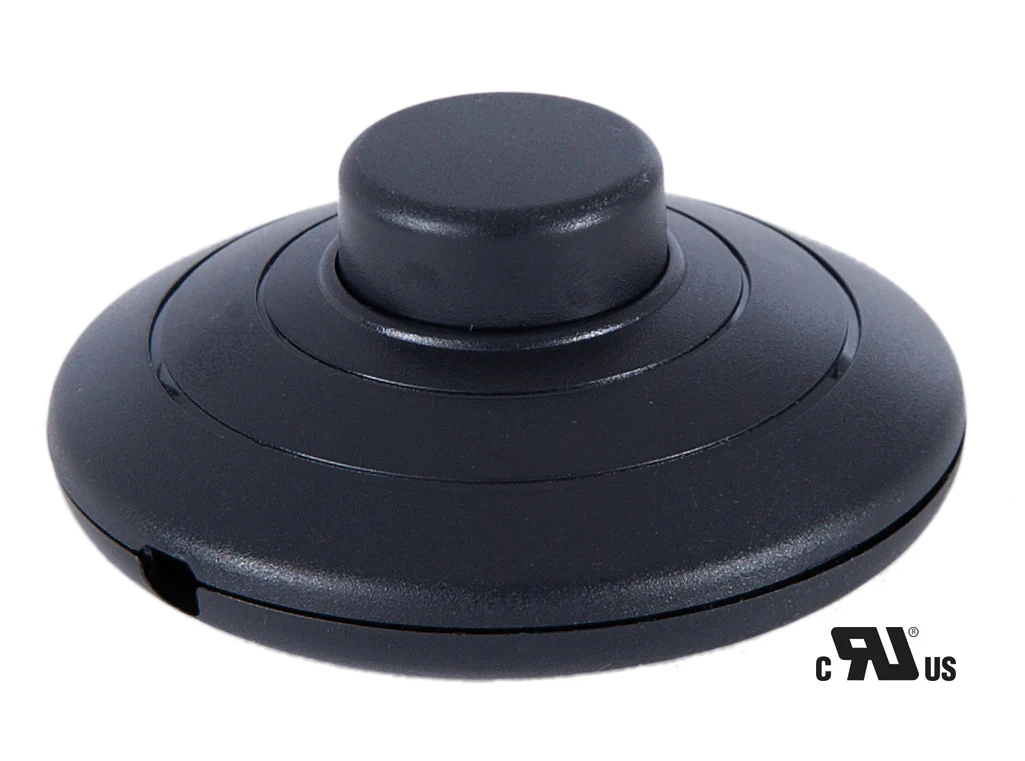 Floor Switch - Black Color, On-Off Push Button (40151) - Image 2