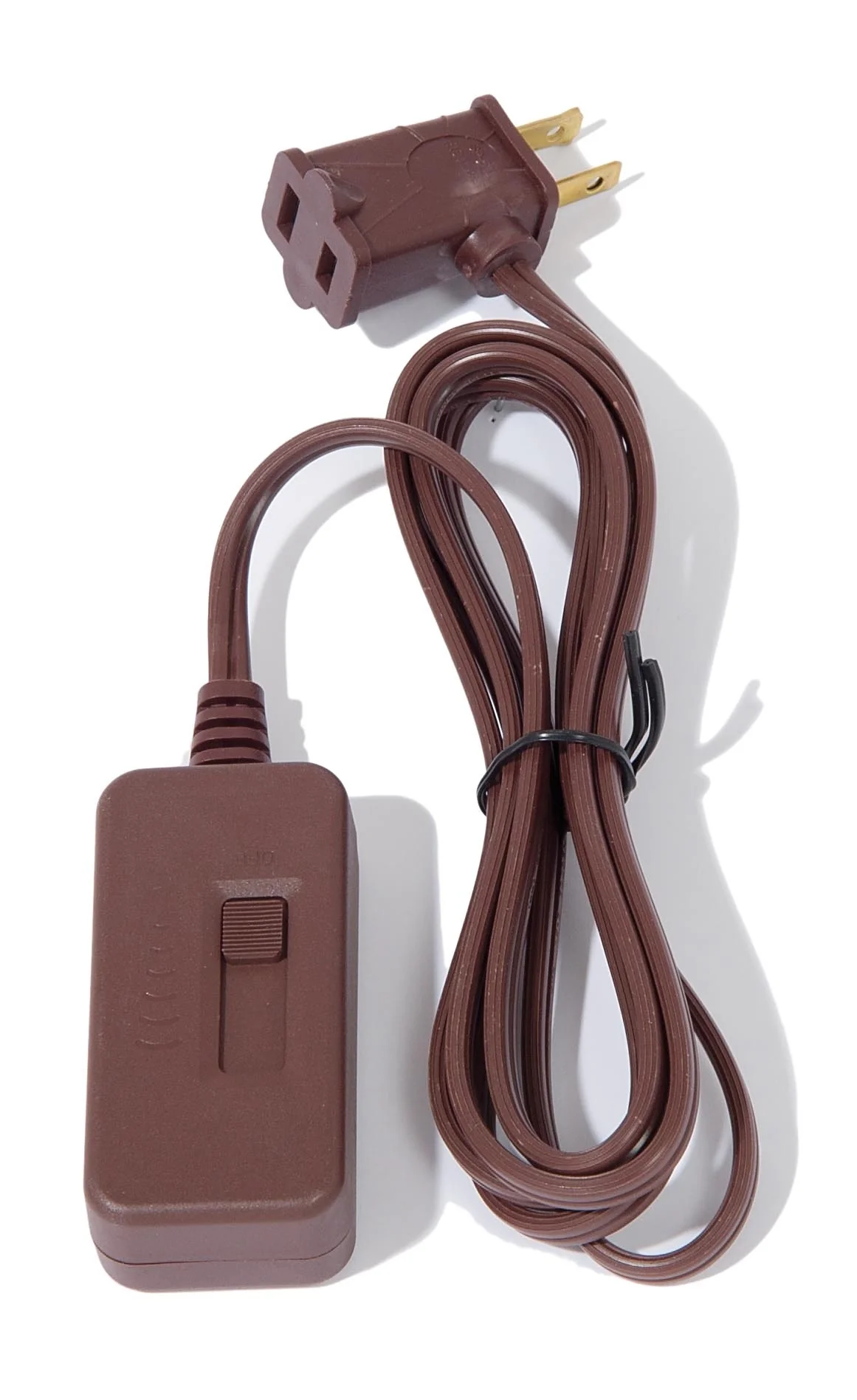 Full Range Brown In-line Dimmer with 6' Cord and Plug Set (48474BR)