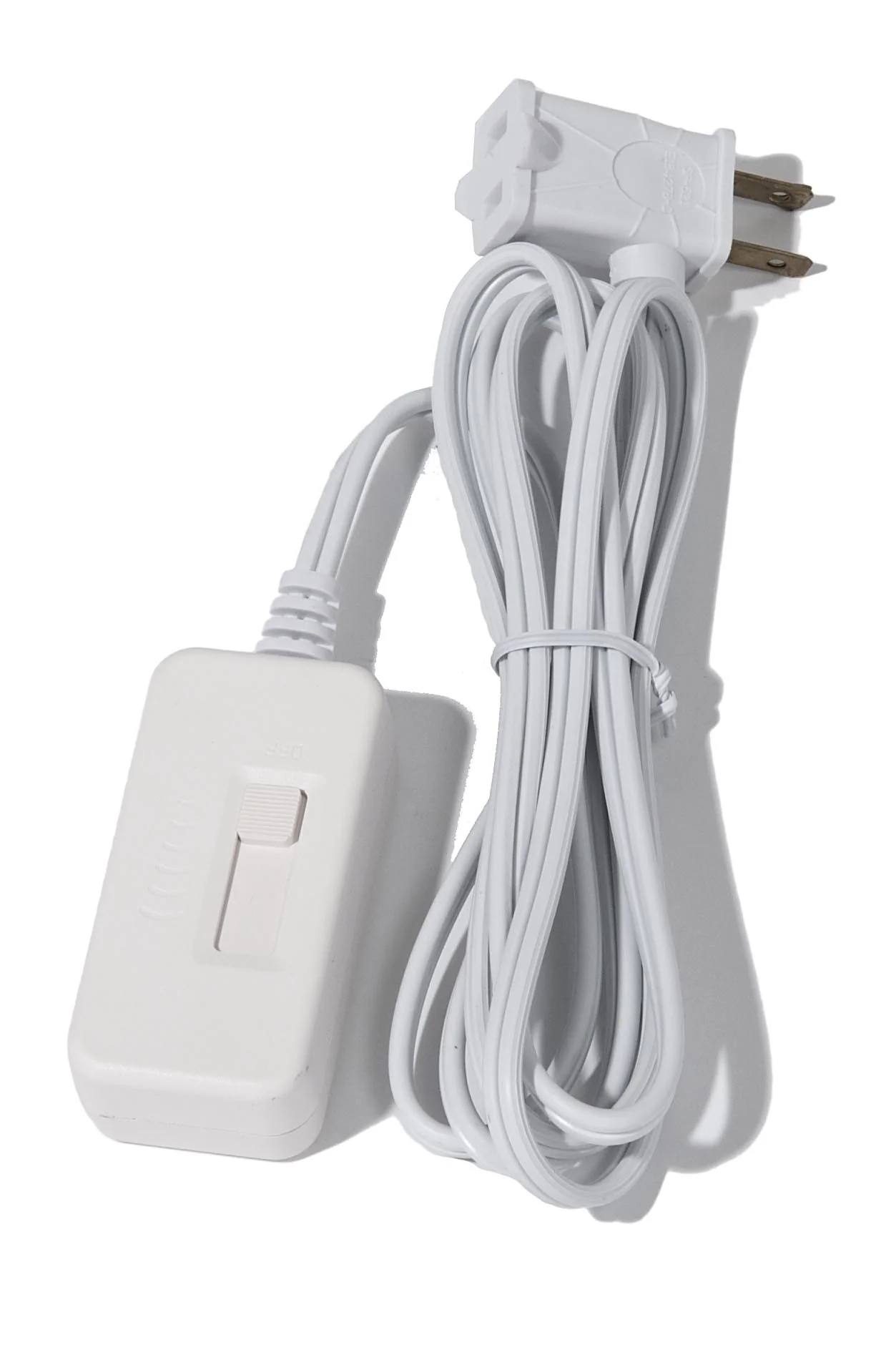 Full Range White In-line Dimmer with 6' Cord and Plug Set (48474W)
