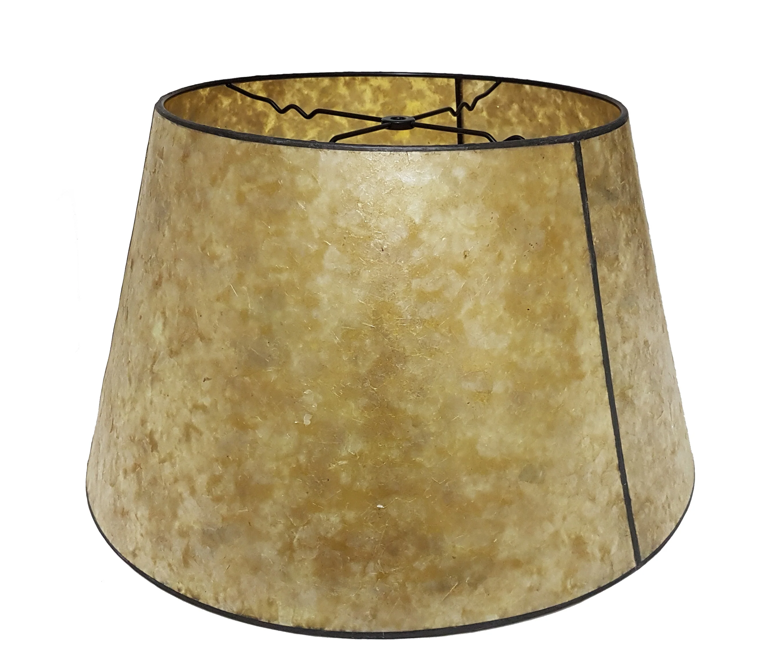 Golden Mica Empire Style Floor Lamp Shade (05719GD)