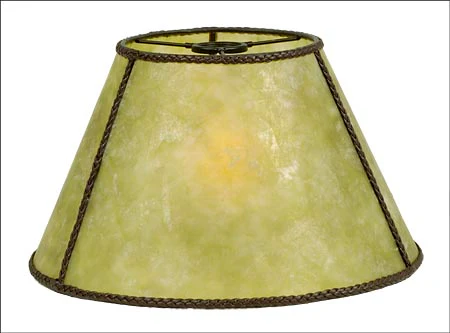 Green Empire Style Mica Lamp Shade (05717G)