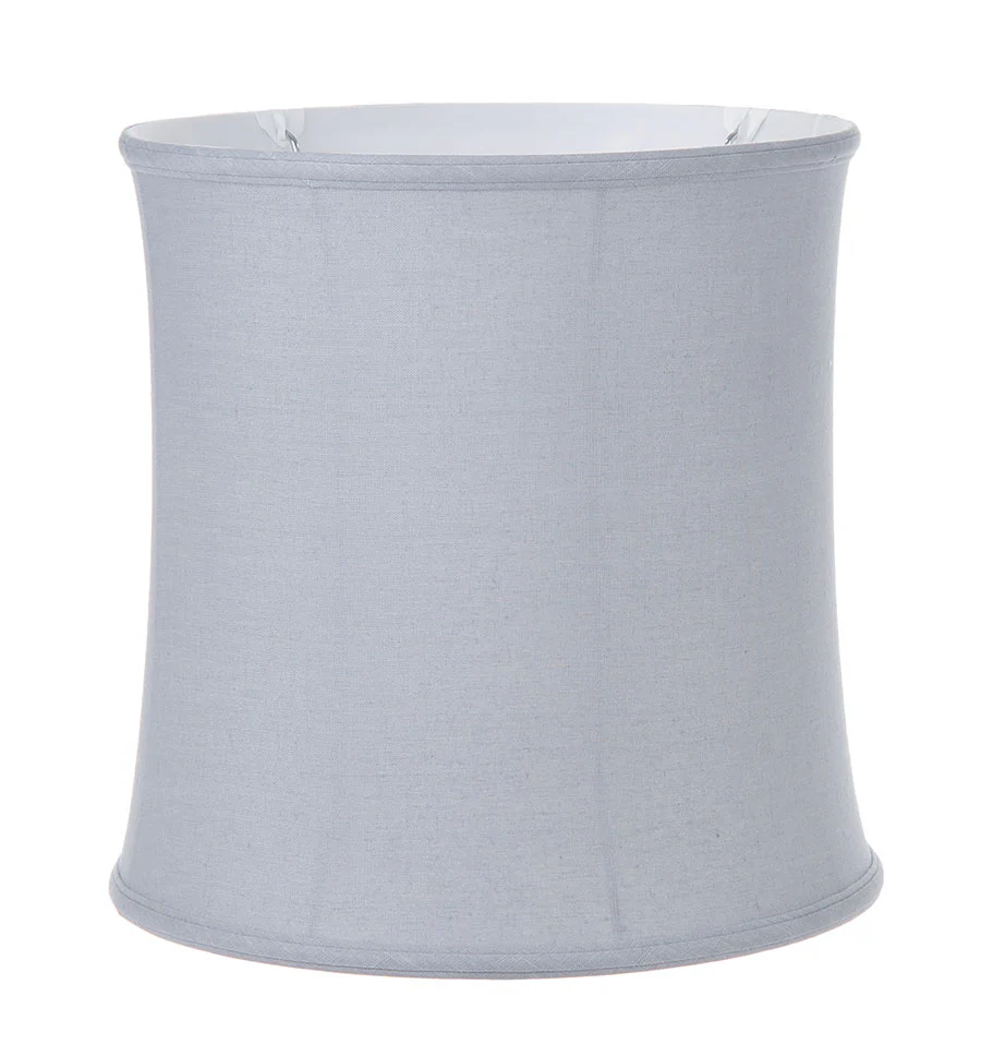 Grey Color Linen, Deep Drum Softback Shade (06895G)