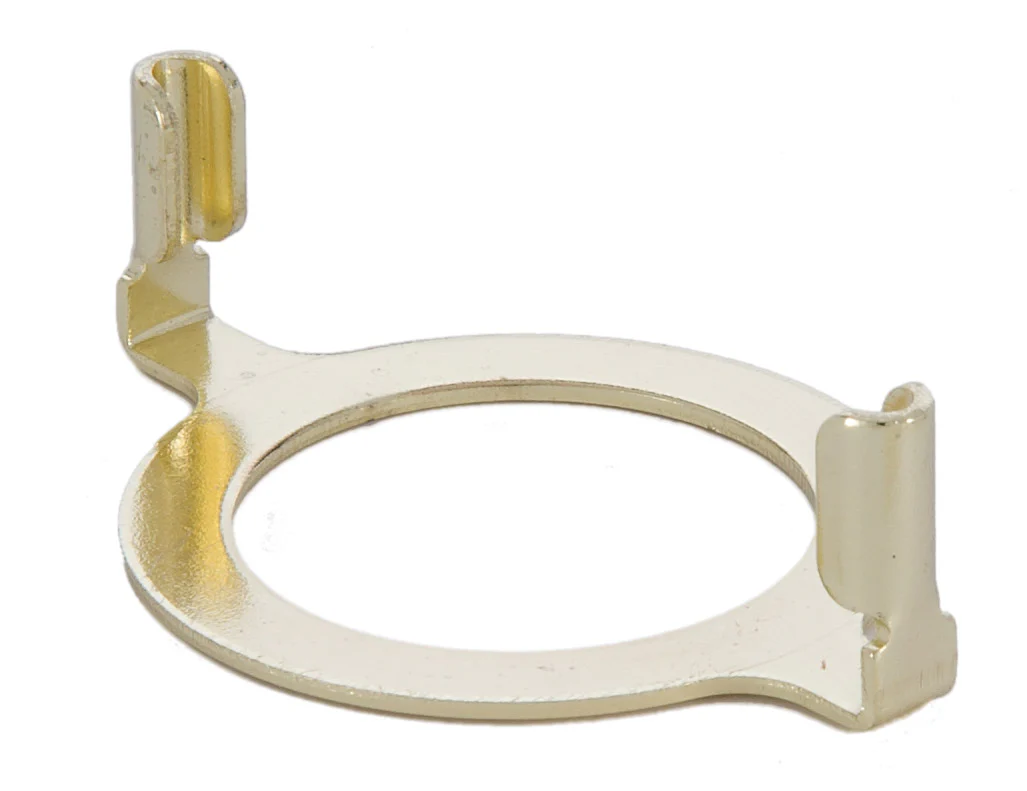 Slip UNO Adapter Harp Base for GU-24 & Nord Sockets, Brass Plated (12773)