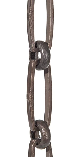 Heavy Arts and Crafts Hand-made Brass Lamp Chain for larger fixtures (13115A)
