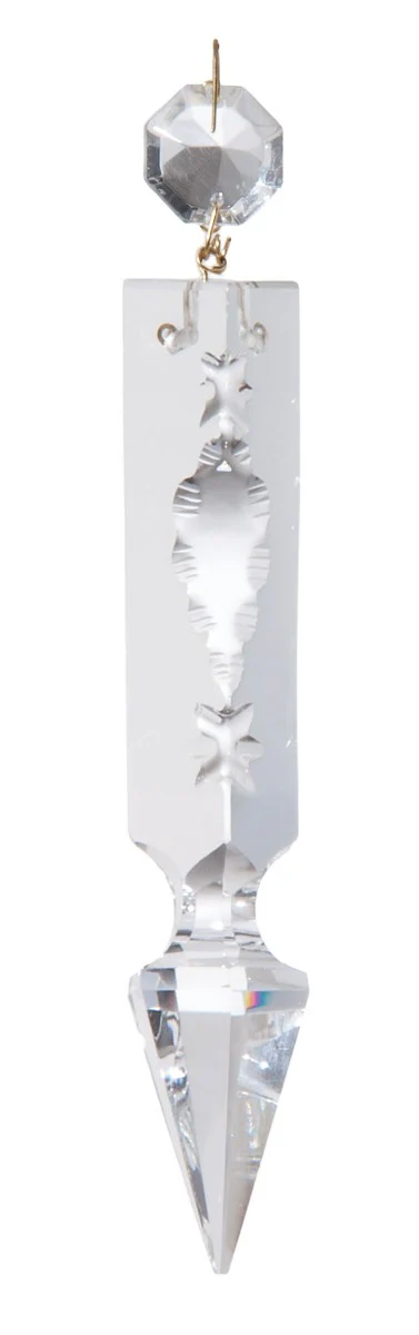 High Quality, Clear Cut Spearhead Crystal Prism, 4" (54135)
