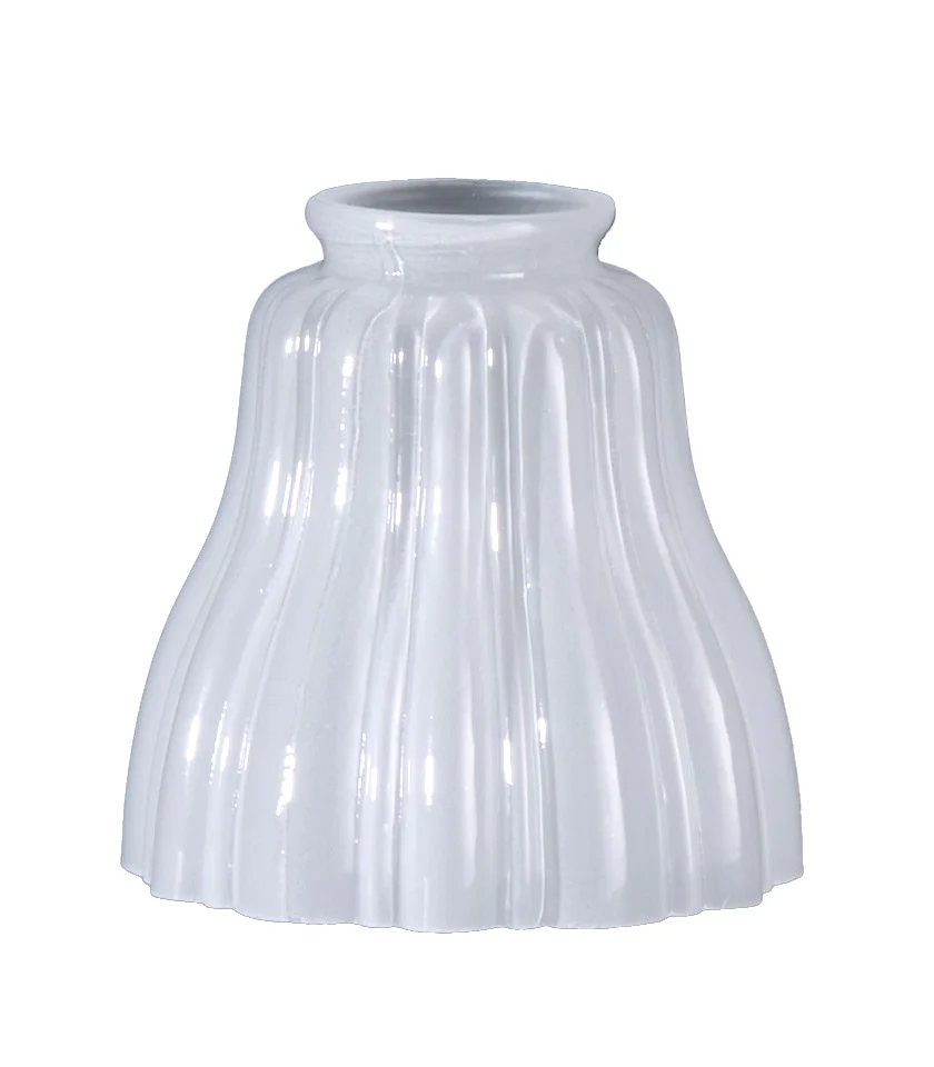4-3/4 inch tall Inside Sandblasted Sheffield Style Fixture Shade, 2-1/4 inch lip fitter (08403)