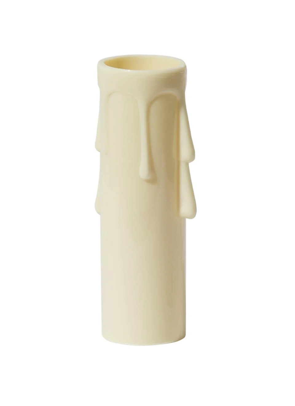 Ivory Color Plastic Candelabra Candle Cover, 3 or 4 Inch Sizes (19800)