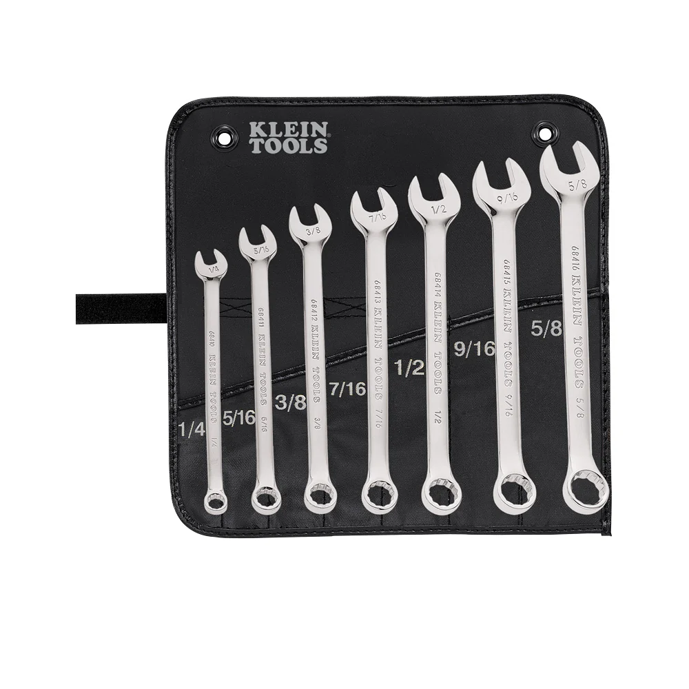 Klein Tools 7-Piece Combination Wrench Set (99107)