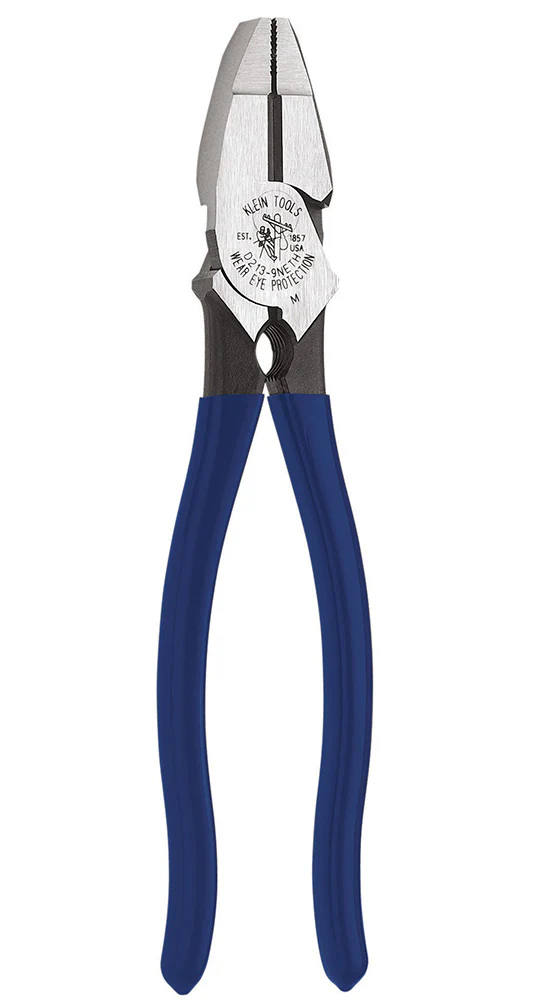 Klein Tools 9" (229 mm) Lineman's Bolt-Thread Holding Pliers (99100)