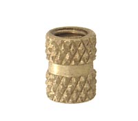 Knurled Brass Coupling, 1/4-27F (20946U)