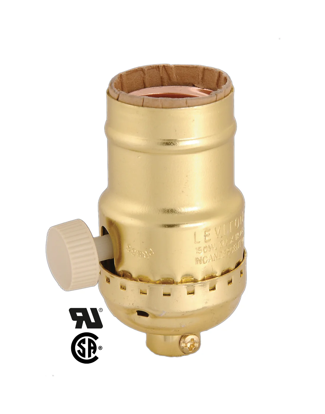 Leviton Brand, FAT BOY Lamp Socket w/Full Range Dimmer (40120) - Image 2