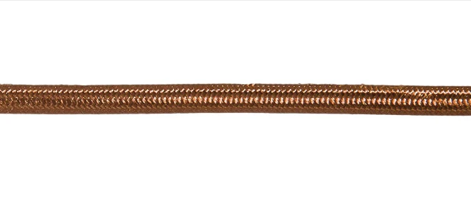 Light Brown 18 Gauge SPT-2 Fabric Parallel Lamp Cord, Choice of Length (46633LBR) - Image 2