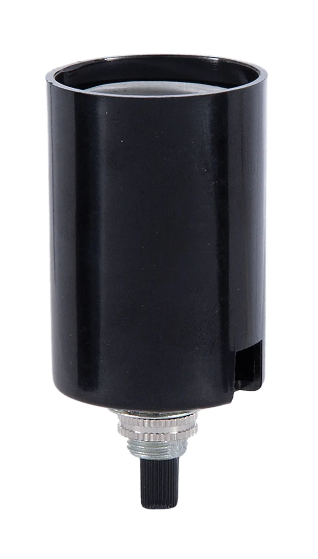 Medium Base, Phenolic, 2-Piece Bottom Husk Socket with On-Off Turn Knob (47724) - Image 2
