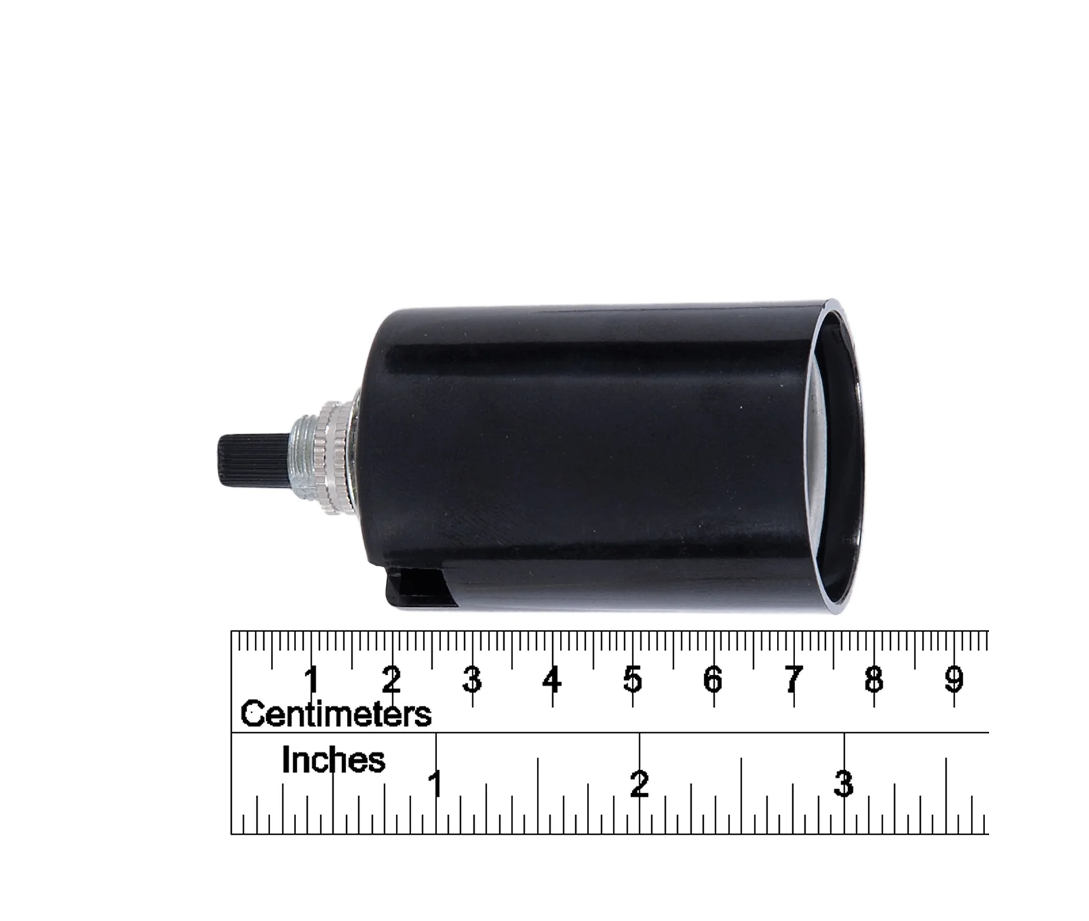 Medium Base, Phenolic, 2-Piece Bottom Husk Socket with On-Off Turn Knob (47724) - Image 3