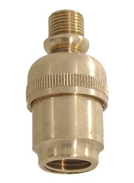 Medium Brass Swivel, 1 5/8" ht., 1/8 F X 1/8 M (20506U)
