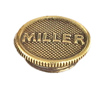 Miller Logo Filler Cap for Rayo Type Lamps (20031)