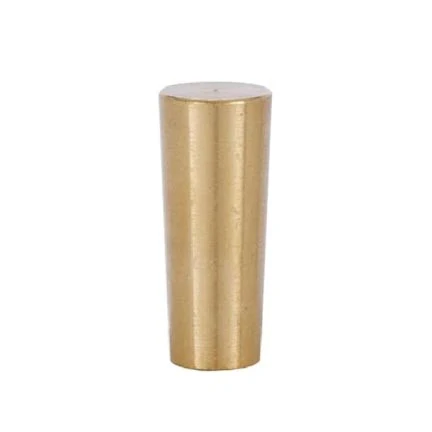 1-1/2" Tall x 5/8" Diam Modern Style Cast Brass Lamp Finial 1/4-27F Tap (21128N) - Image 3