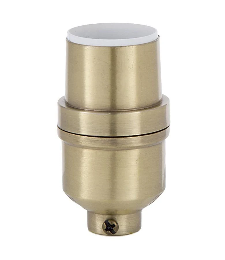 Modern Style Keyless Medium Socket (E26), Antique Brass Finish, 1/8IP (47729A) - Image 2