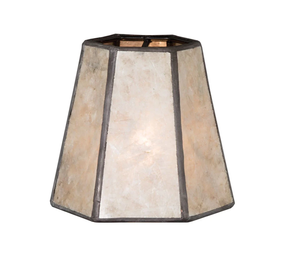 Natural Mica Mini Hexagon Chandelier Shade (00750N)